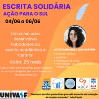 Professora da Ufal oferta curso on-line para arrecadar doações para o RS