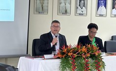 Em sua palestra, Fábio Guedes apresentou projetos de ciência e tecnologia para o Nordeste