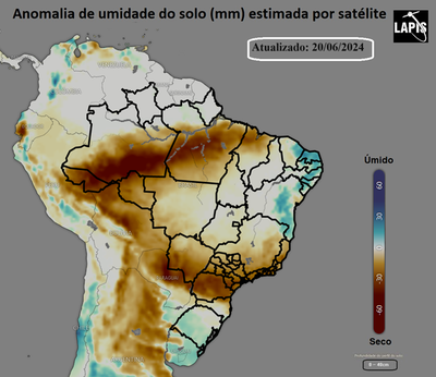 Mapa da umidade do solo baseado em dados SMOS QGIS3 | nothing