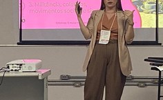 Emanuelle apresenta trabalho