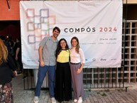 Vitor e colegas de GT na Compós