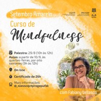 Setembro Amarelo será comemorado na Ufal com curso sobre Mindfulness