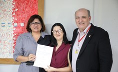 Ana Caroline Melo é egressa do curso de Enfermagem de Arapiraca e foi empossada para o quadro docente do campus do Agreste