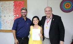 Renata Celina de Morais vai para o curso de Teatro no Ichica, em Maceió