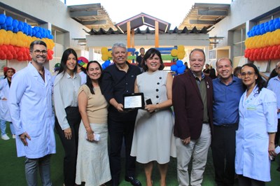 Inauguração parque infantil no HU