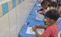 Em alusão à Campanha Setembro Amarelo, as crianças aprenderam de forma lúdica a refletir sobre suas emoções