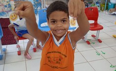 Em alusão à Campanha Setembro Amarelo, as crianças aprenderam de forma lúdica a refletir sobre suas emoções