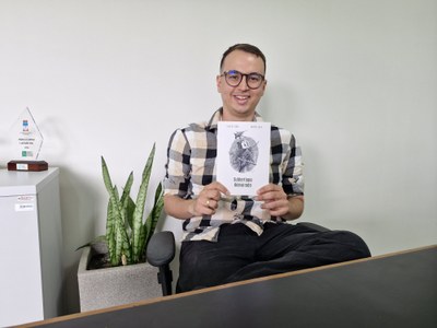 Lucas Lisboa, do NTI da Ufal, estará presente na Bienal do Livro