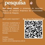 Pesquisa de mestrado vai analisar presença e desafios de docentes negras na Ufal