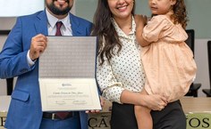 Professor Edeildo Ferreira e a família