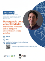 Professor do Reino Unido fará palestra sobre pesquisa sistêmica na saúde pública