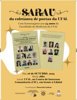 Sarau literário celebra os 75 anos da Faculdade de Medicina da Ufal