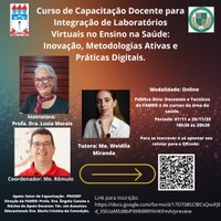 Capacitação oferta curso on-line para docentes da área de saúde