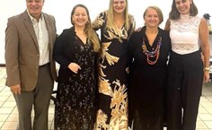 Eliane e os membros da banca