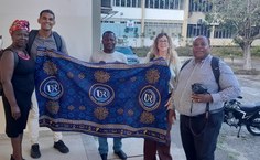 Professores Julio Masquete, Patrícia Guarnieri e Francisco Nhachungue foram recepcionados na Ufal