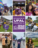Estudantes e técnicas da Ufal participam da Marcha das Mulheres Negras em Brasília