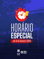Ufal estabelece horário especial para férias e recesso de fim de ano