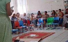 Equipe do CapTV na Semana Pedagógica. Aulas voltam na segunda (17)