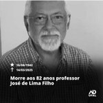 Nota de Pesar - Falecimento do professor José de Lima Filho
