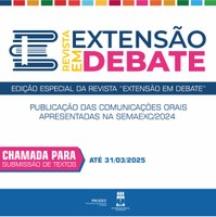 Revista de extensão recebe textos para publicação até 31 de março