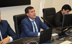 Conselheiro do CNJ, Pablo Coutinho parabenizou a iniciativa do desenvolvimento da plataforma Foto - Secom JFAL