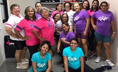 Monitoras e pacientes atendidas pelo projeto coordenado por Toscano