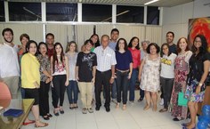 Despedida de Manoel Mota quando de sua aposentadoria