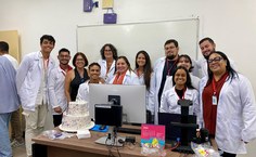 Equipe do Laged que trabalhou no pojeto de digitalização do acervo fotográfico da Ascom