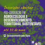 Ufal abre inscrições para curso de pós-graduação em Agroecologia