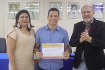 Professor Eduardo Lucena Cavalcante de Amorim foi certificado com o projeto de fossas agroecológicas