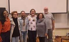 Professor do curso de Teatro da Ufal participou de debates e ministrou oficina de máscaras populares