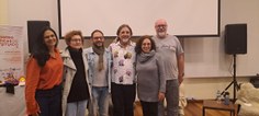 Professor do curso de Teatro da Ufal participou de debates e ministrou oficina de máscaras populares