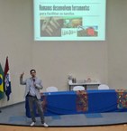 Professor Celso Gonçalves Camilo Junior, do Instituto de Informática da UFG, falou sobre Inteligência Artificial aplicada ao setor público