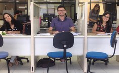 Estágio obrigatório no Escritório Modelo de Prática Jurídica da UFAL (2015)