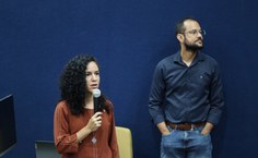 Viviane Regina Costa, coordenadora de Desenvolvimento de Pessoas, e Leandro dos Santos Gonçalves, gerente de Capacitação