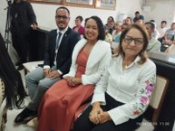Professor Thiago Trindade e a professora Maria Helena Menezes, homenageados com Moção de Aplauso da Câmara de Vereadores de Água Branca