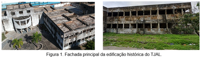 O estudo teve como objeto a edificação histórica que atualmente está em posse do Tribunal de Justiça de Alagoas, localizada no centro de Maceió.