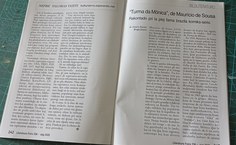 Amaro Braga desenvolveu trabalho sobre a Turma da Mônica; revista é uma das mais antigas em circulação na Europa