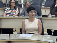 A nova servidora Beatriz Santana Mendonça