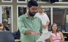 Médico Jonathan Soares, servidor empossado para o HU