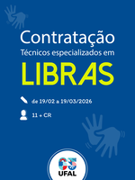 Ufal abre processo seletivo para contratação de técnicos em Libras