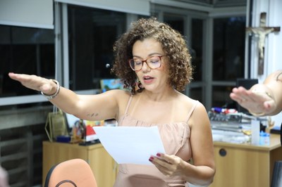 Colégio de Aplicação Telma Vitória comemora a chegada de novas docentes