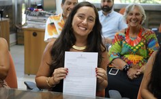 Cerimônia de posse das novas docentes do CAPTV