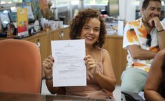 Cerimônia de posse das novas docentes do CAPTV