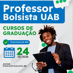 Ufal abre seleção para professores da UAB com inscrições até 24 de março