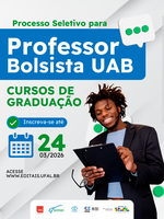 Ufal abre seleção para professores da UAB com inscrições até 24 de março