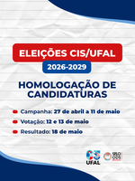 Ufal homologa candidaturas para a Comissão Interna de Supervisão do Pcctae