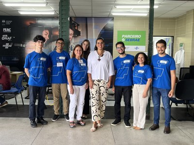 Professora Natallya levino com NAF-Ufal e projeto Parceiro Sebrae
