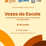 ‘Vozes da escola’ debate equidade, justiça social, inclusão e uso de dados