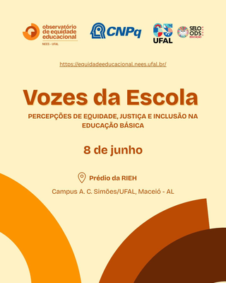 ‘Vozes da escola’ debate equidade educacional, justiça social, inclusão e uso de dados